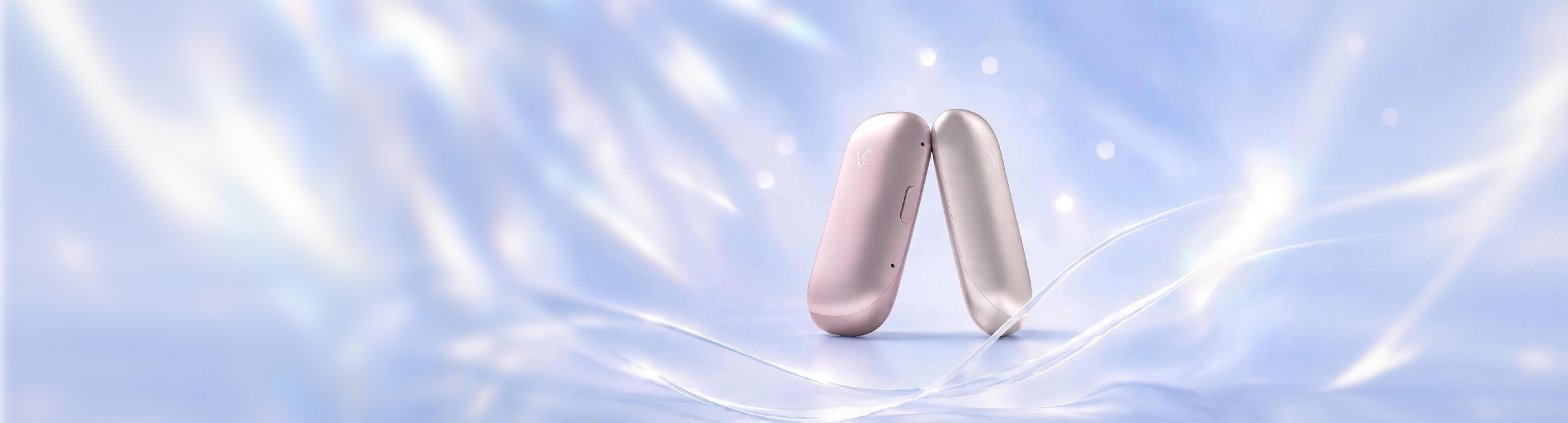 Voicecan recording devices in a softly lit product scene